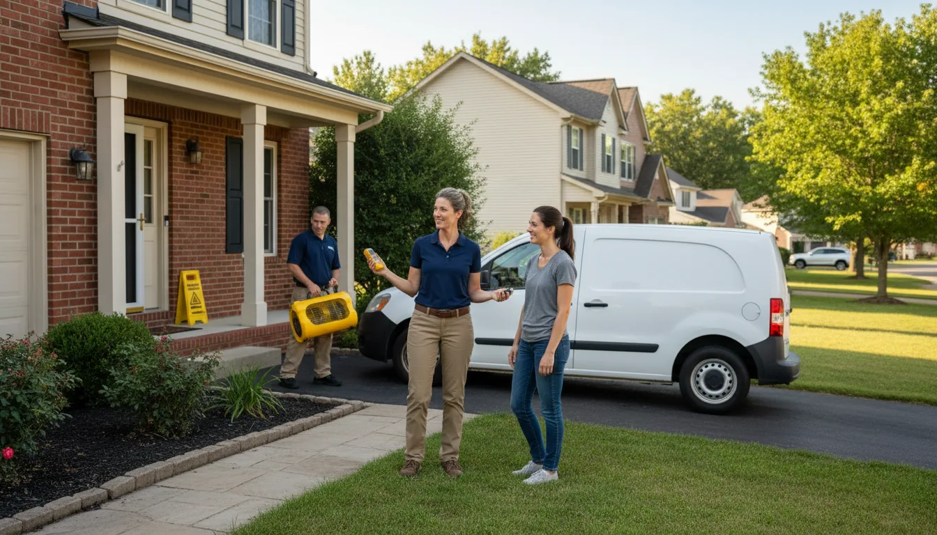 Residential water damage restoration in Potlatch, ID